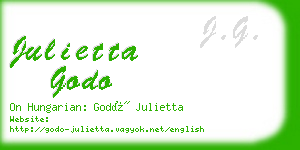 julietta godo business card